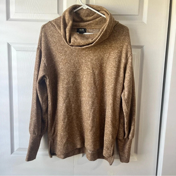 Maeve Anthropologie Tan Turtleneck Cowl Sweater Women’s Size Small - Picture 1 of 4